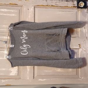 Women's Oily Mama essential oil Off-Shoulder Sweatshirt